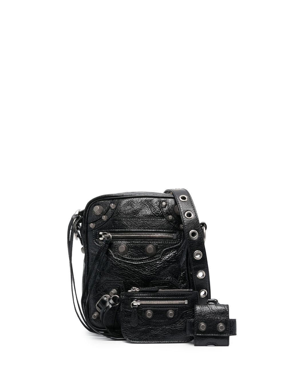 Balenciaga Le Cagole Black Calf Leather Messenger Bag image 0