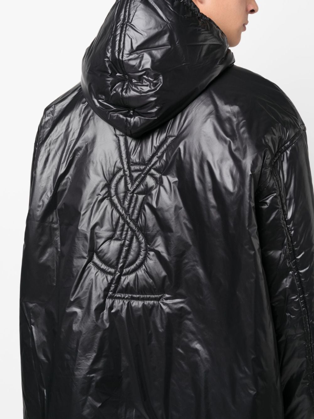 Saint Laurent  Coats Black image 2