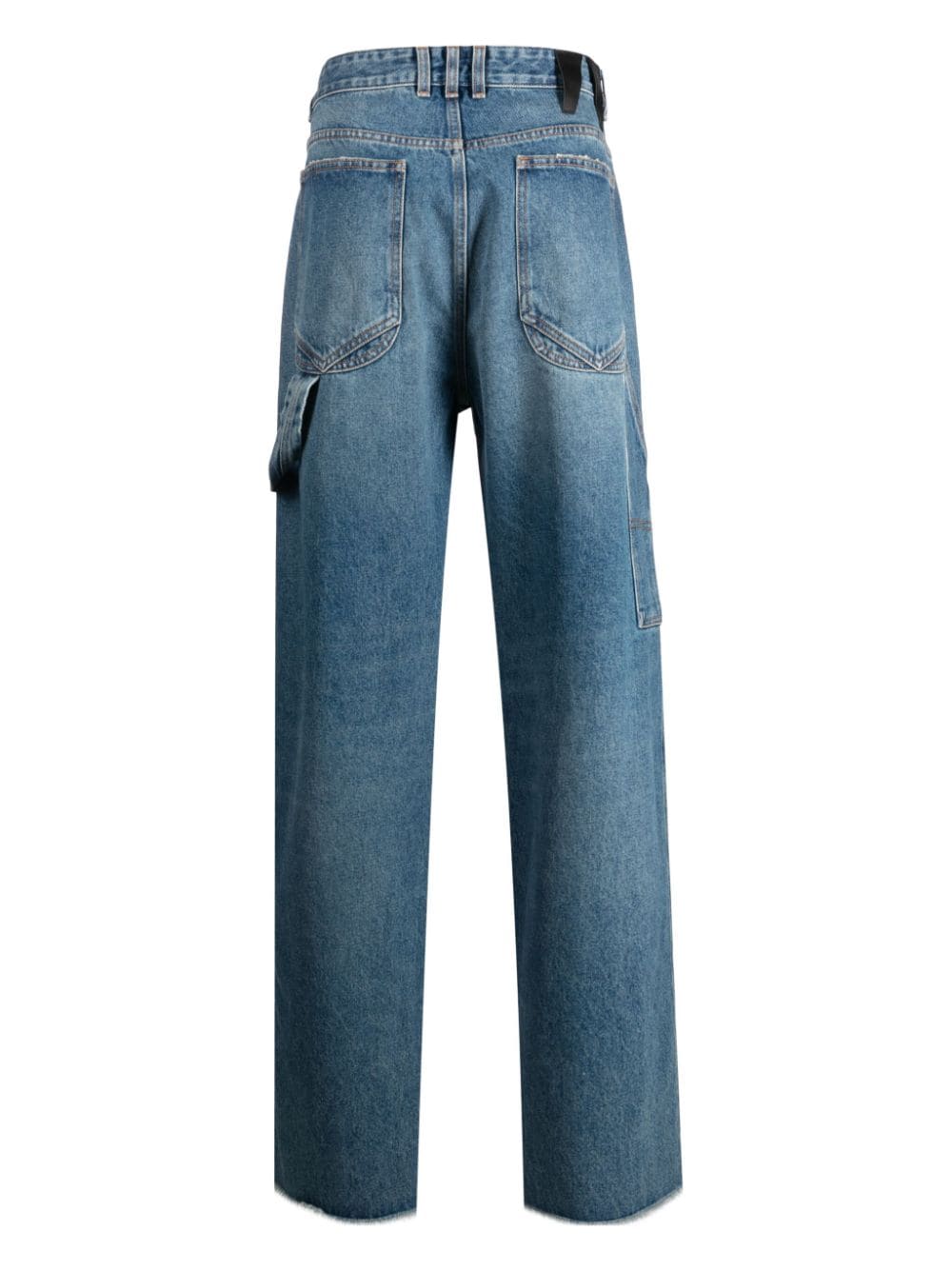 DARKPARK Blue Straight-Leg High-Waist Jeans image 1