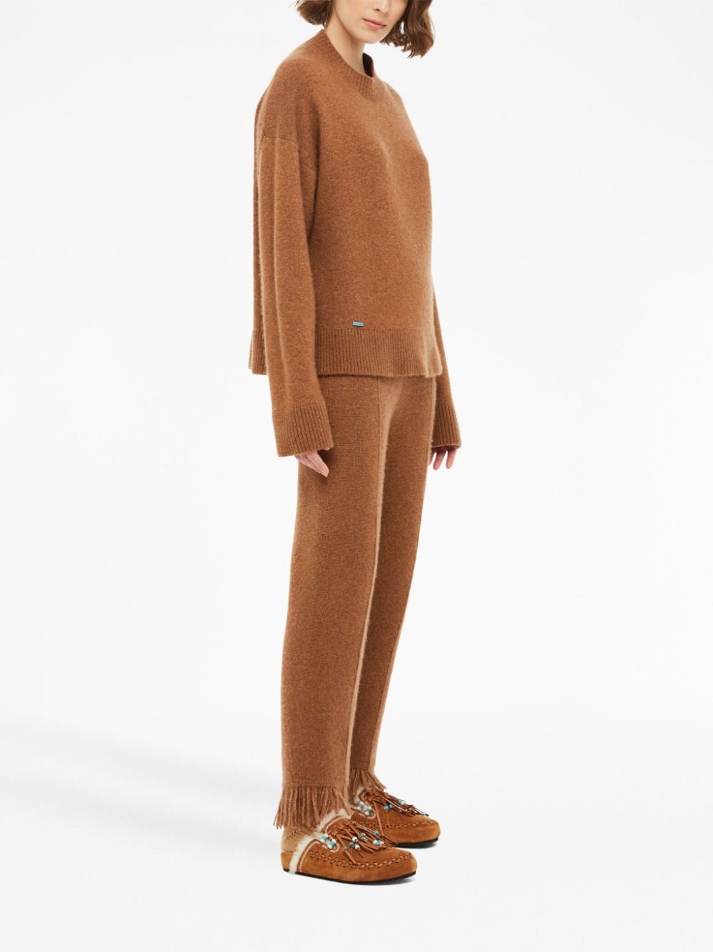 Alanui Trousers Camel image 4