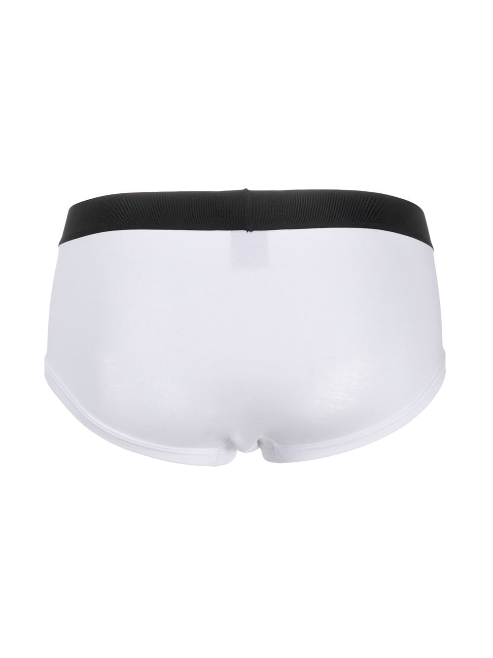 TOM FORD White Stretch-Cotton Logo Waistband Briefs image 2