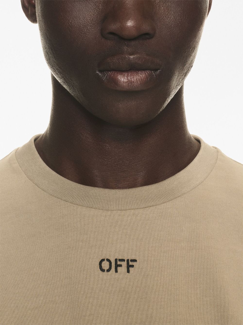 Off White T-shirts and Polos Beige image 1