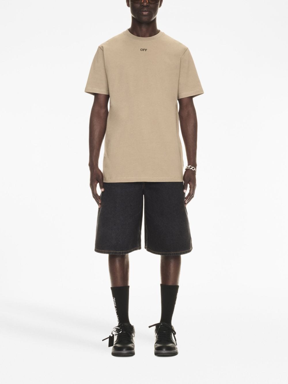 Off White T-shirts and Polos Beige image 3