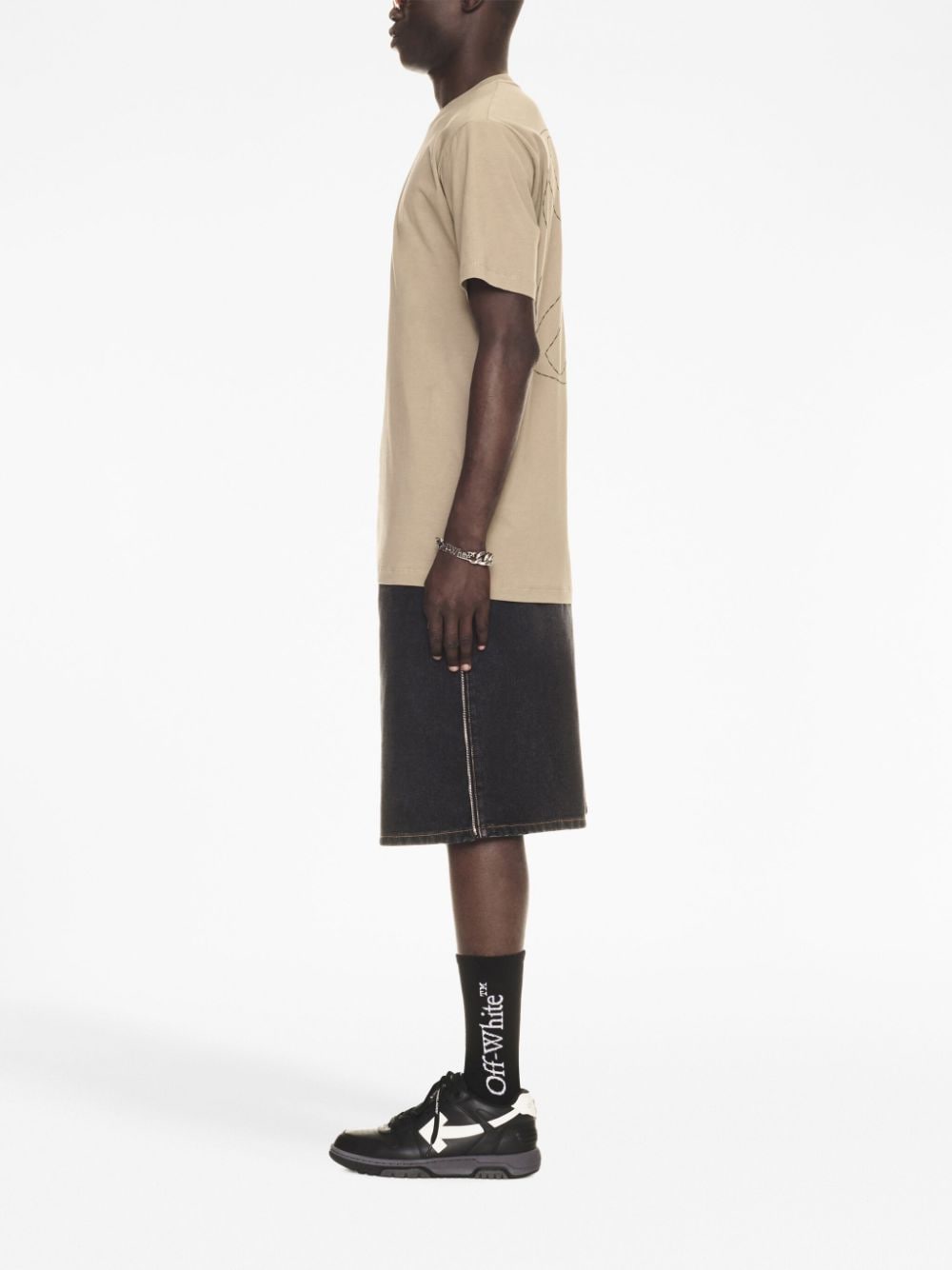 Off White T-shirts and Polos Beige image 4