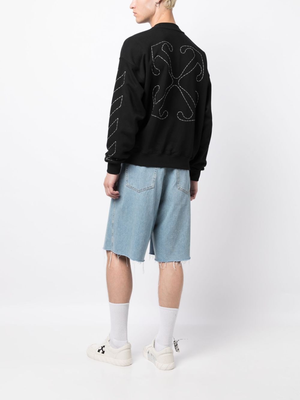 Off White Sweaters Black image 4