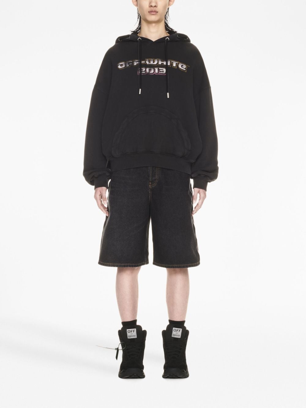 Off White Sweaters Black image 2