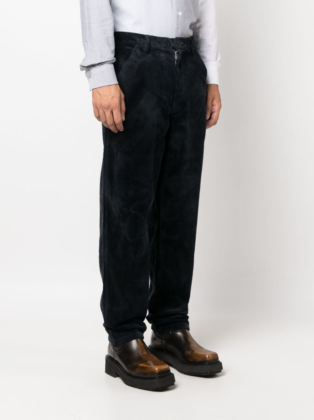 Comme des Garcons Trousers Blue image 3