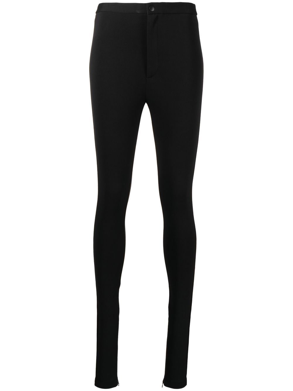 Wardrobe.NYC High-Waist Skinny Trousers in Black image 0