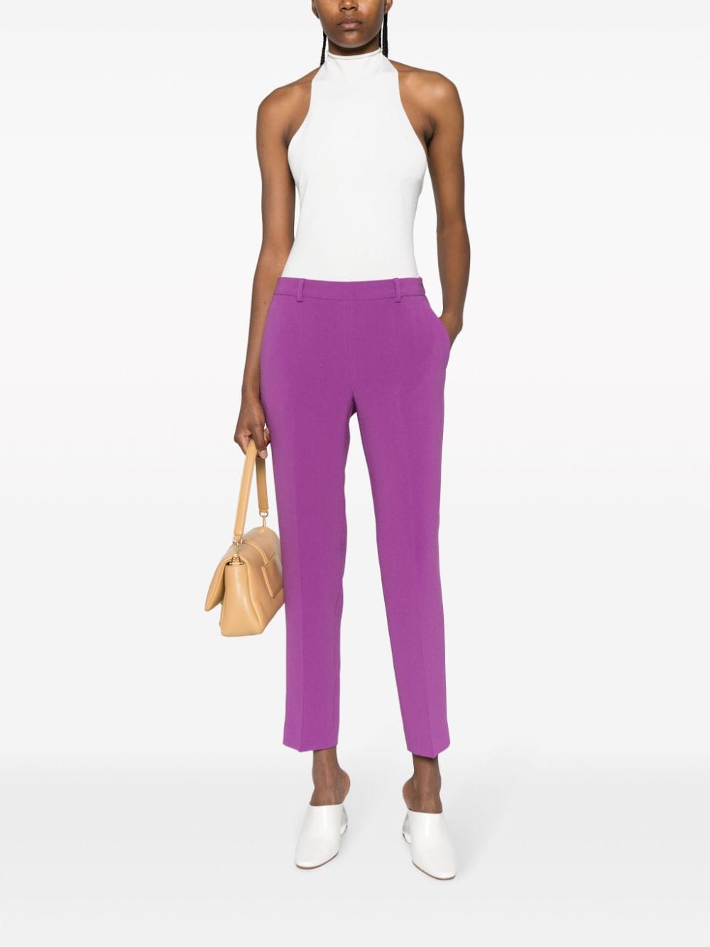 Alberto Biani Trousers Purple image 4