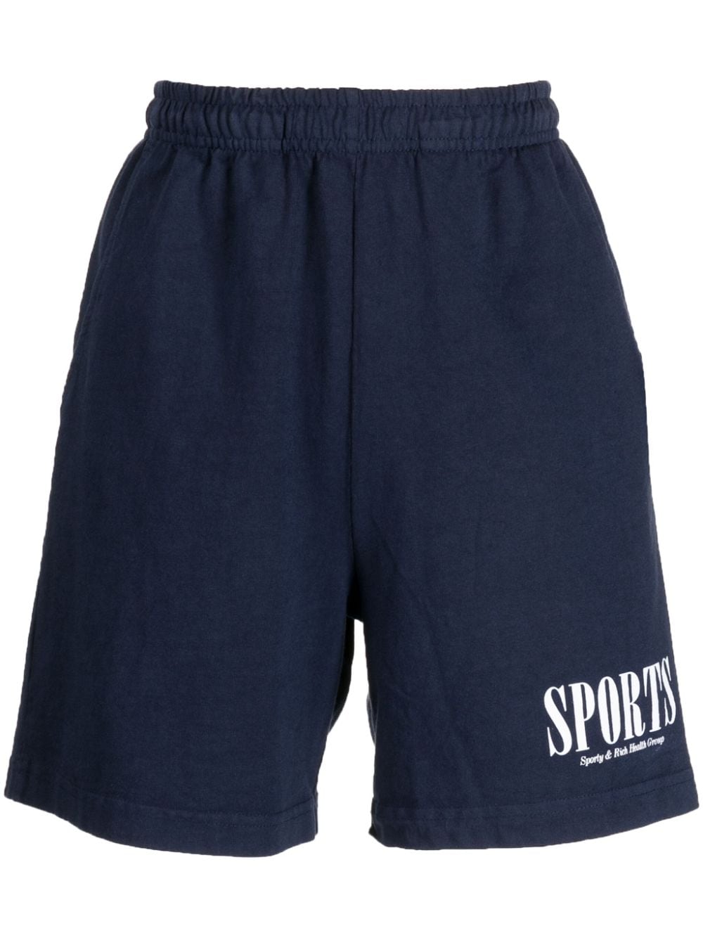 SPORTY & RICH MAIN Shorts Blue image 0