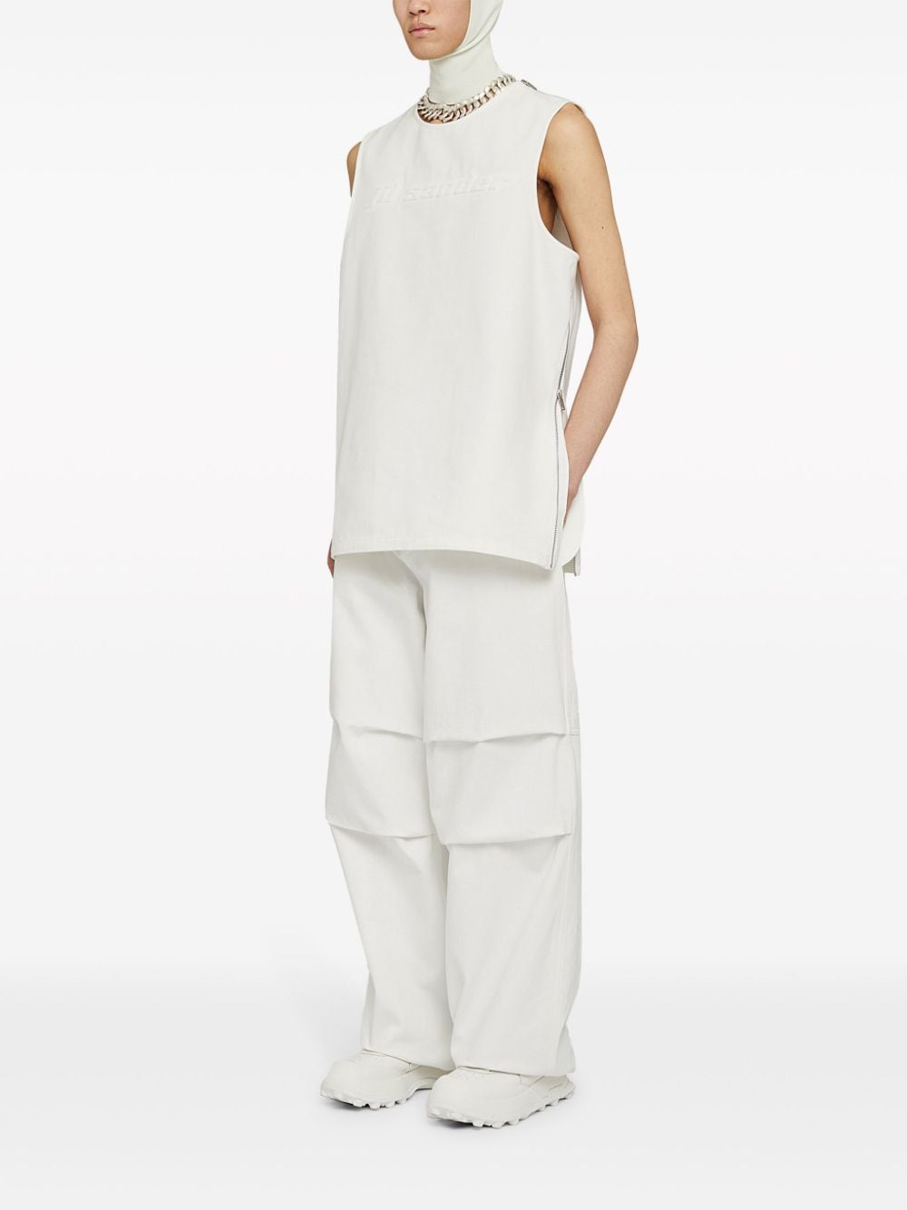 JIL SANDER FASHION Trousers White image 1