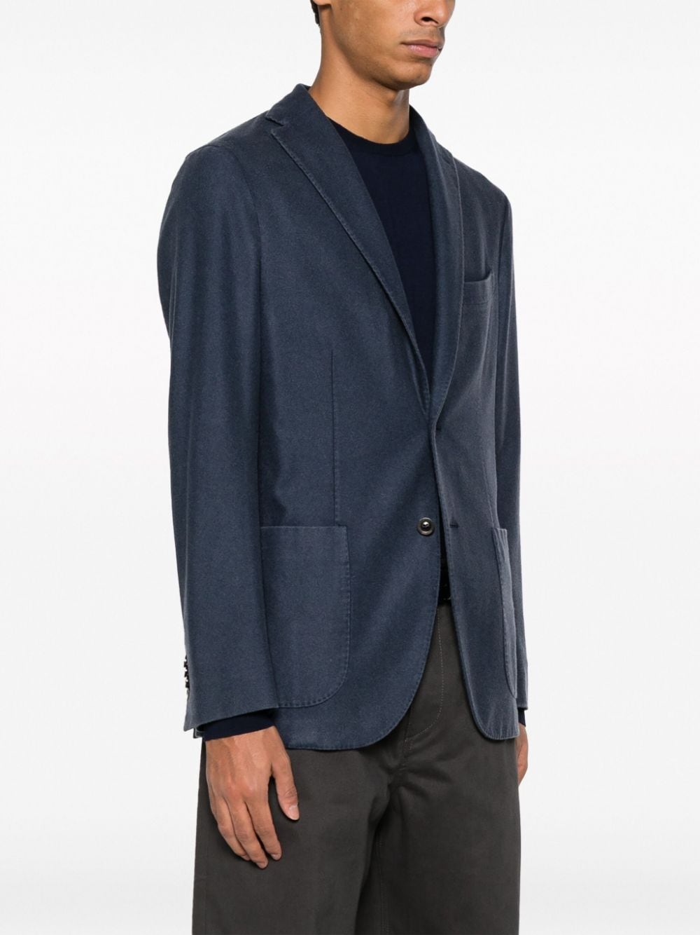 Boglioli Men's Cashmere Blazer - Ink Blue image 2