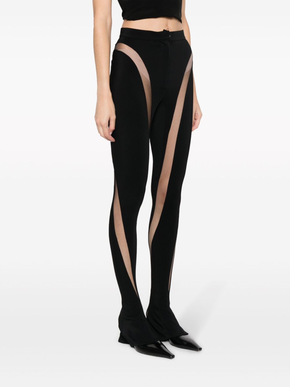 MUGLER Trousers Black image 1