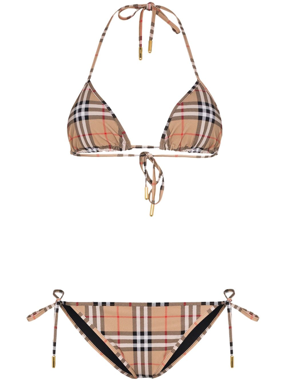 Burberry Vintage Check Bikini - Beige image 0