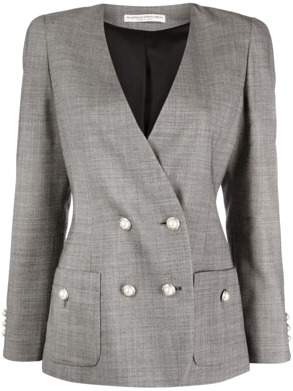 Alessandra Rich Jackets Grey image 0