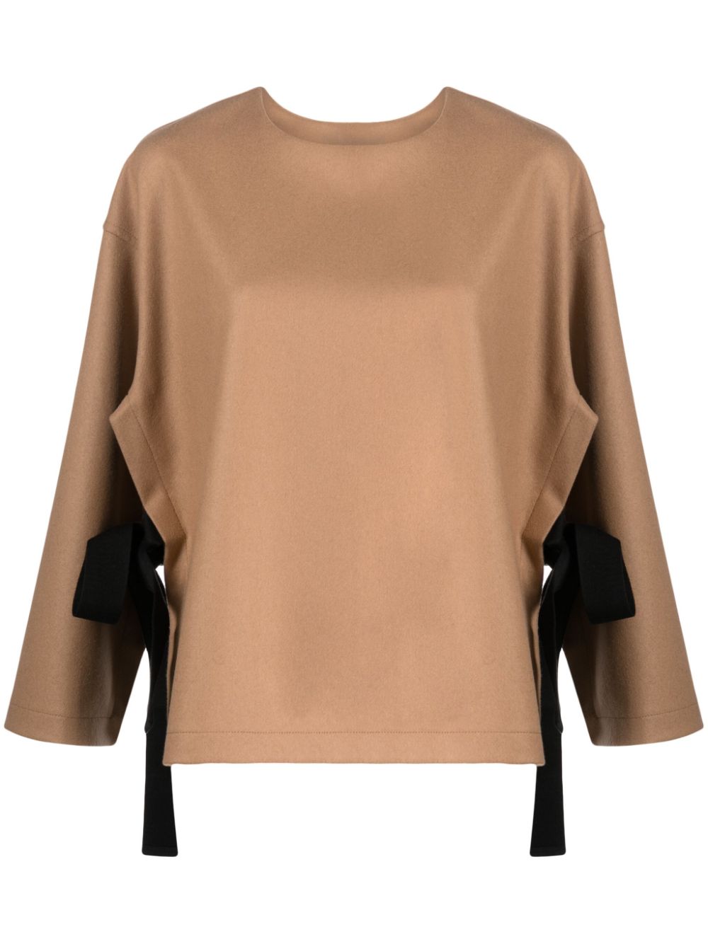 Erika Cavallini Semi-Couture Top Camel image 0