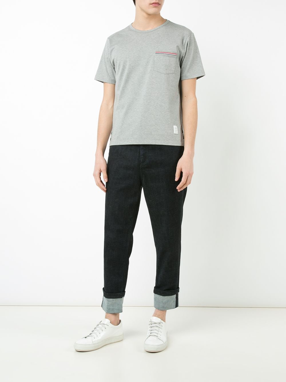 Thom Browne T-shirts and Polos Grey image 1