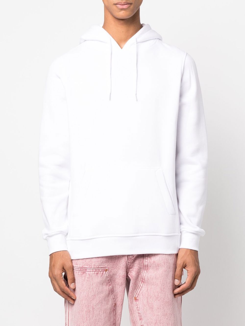 Encre' Embroidered Slogan Hoodie - White image 3