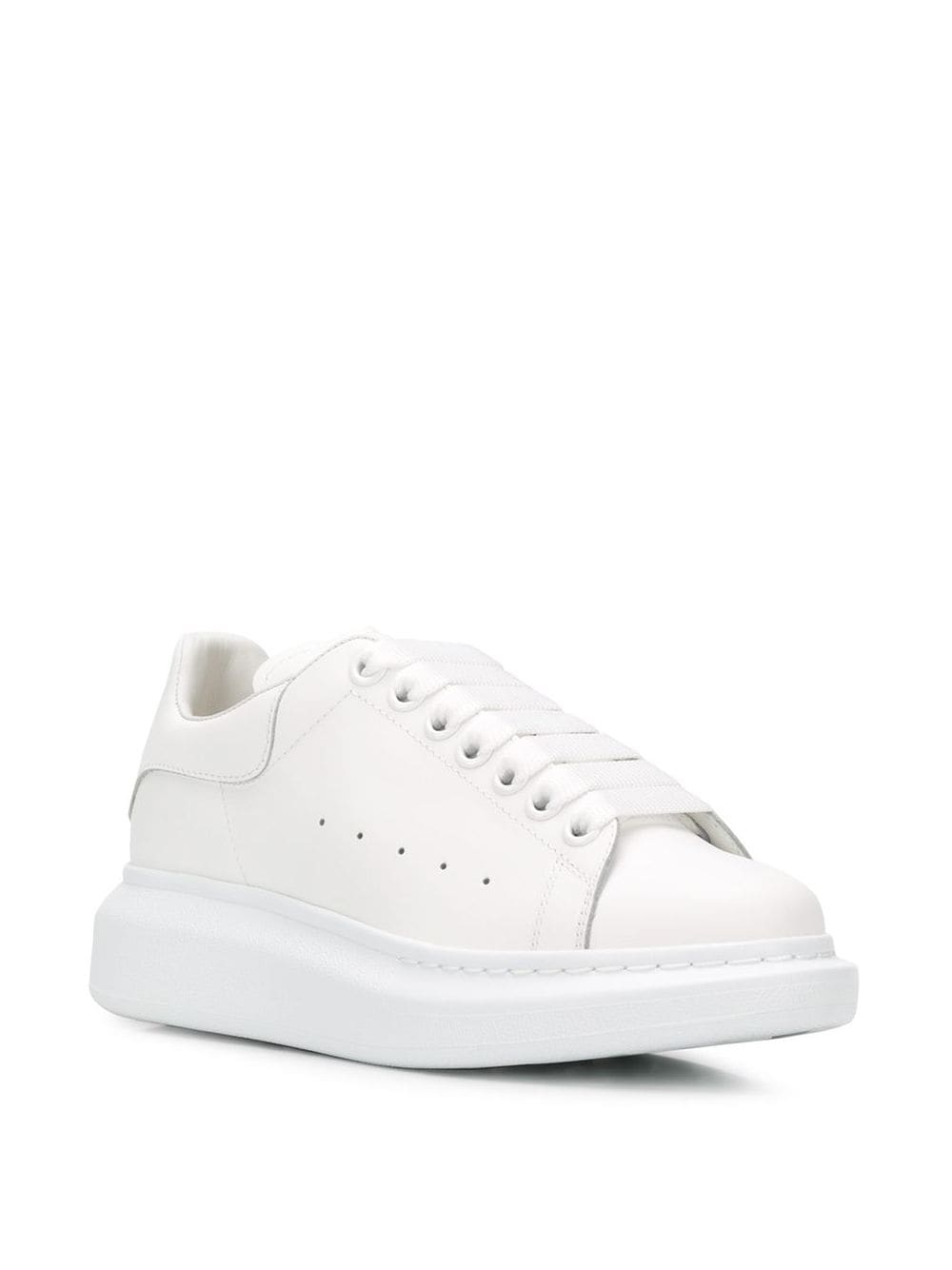 Alexander McQueen Oversized Low-Top Sneakers in White image 1