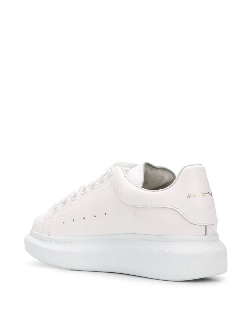 Alexander McQueen Oversized Low-Top Sneakers in White image 2