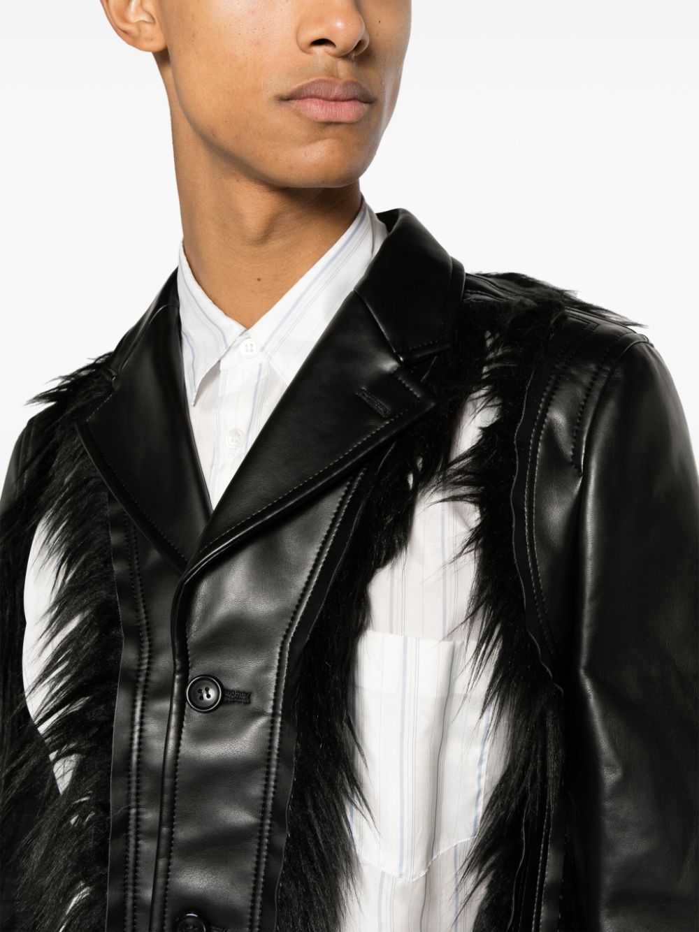 HOMME PLUS Jackets Black image 2