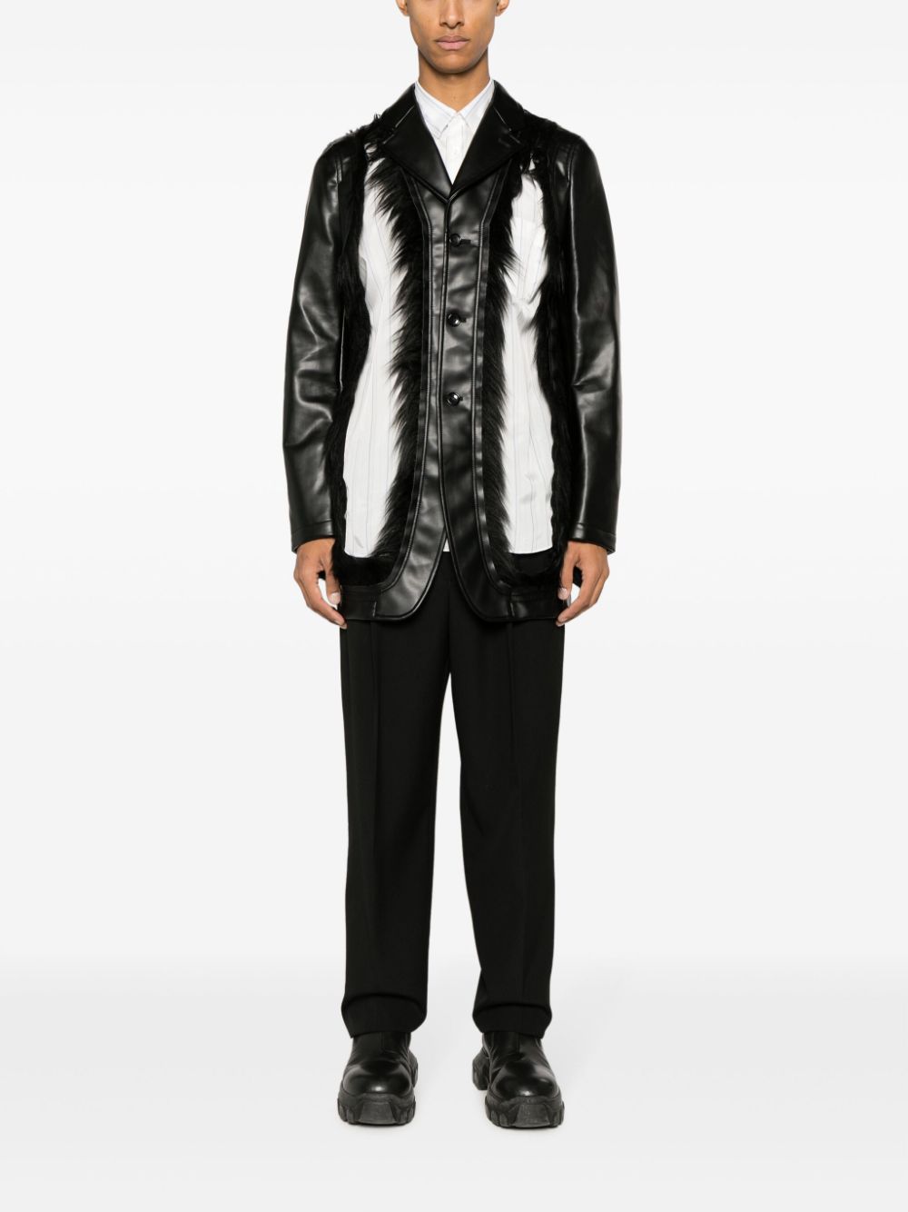 HOMME PLUS Jackets Black image 3