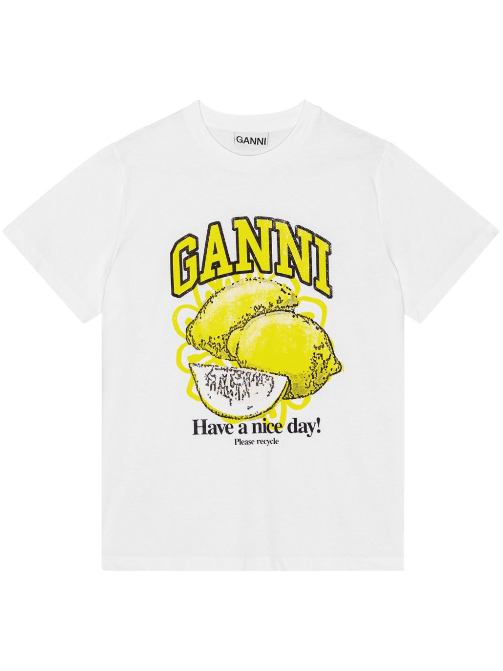 GANNI T-shirts and Polos White image 0