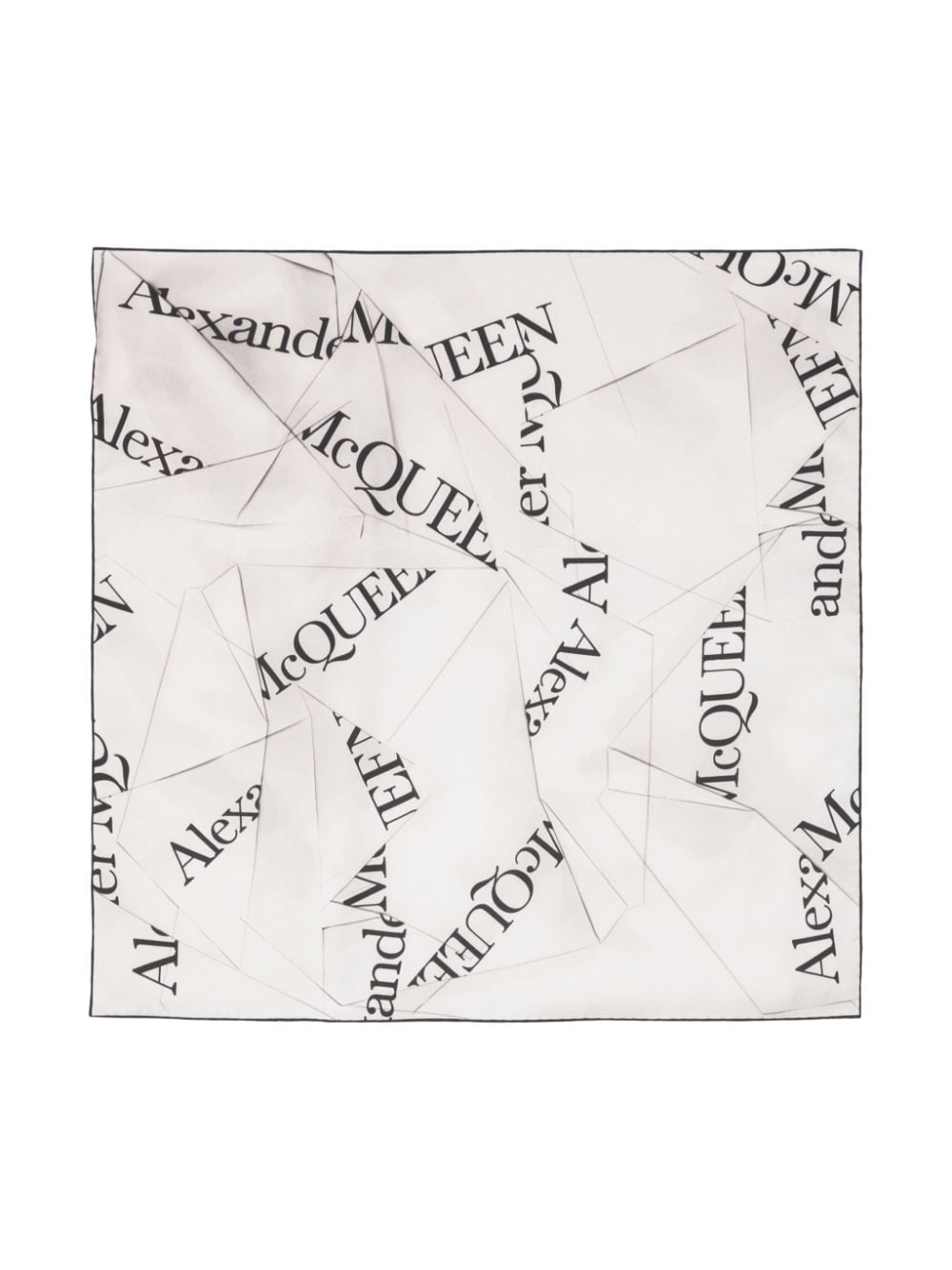 Alexander McQueen Scarfs White image 0