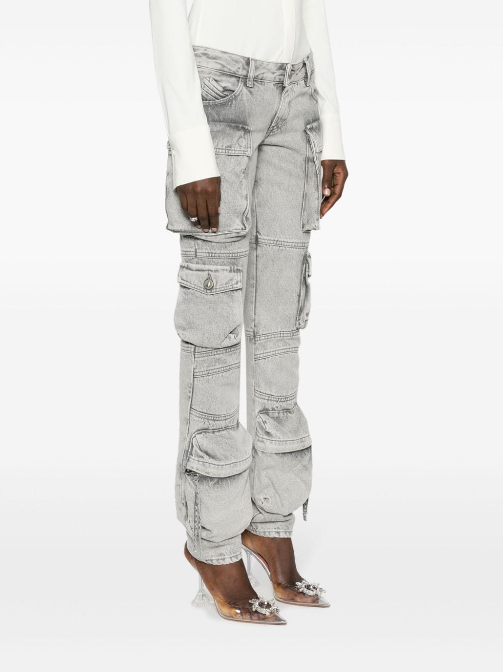 The Attico Jeans Grey image 3