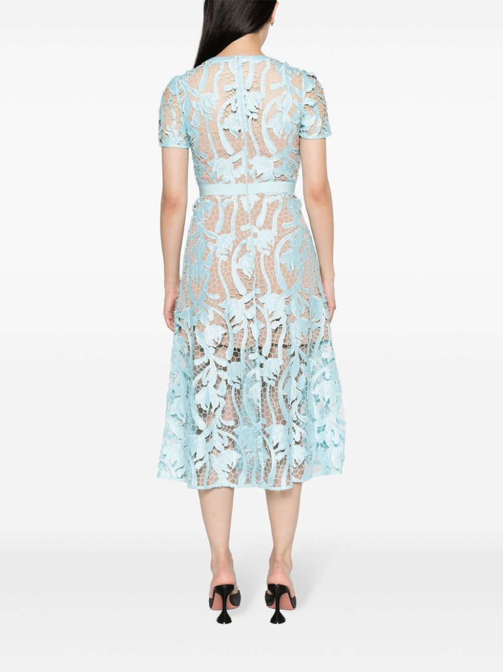 Self-portrait Dresses Clear Blue image 1