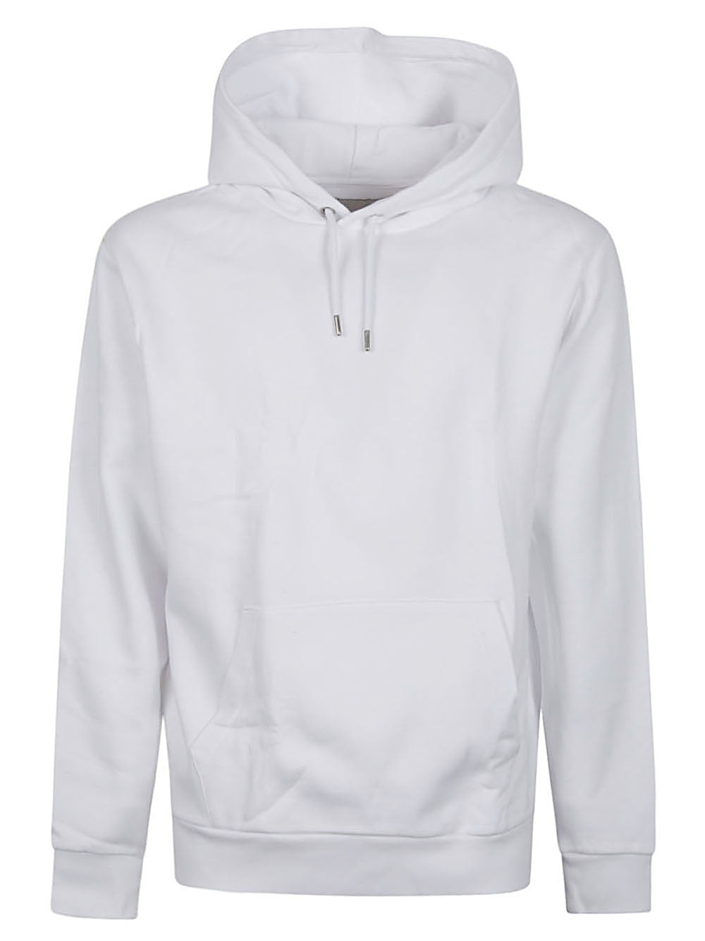 Encre' Embroidered Slogan Hoodie - White image 0