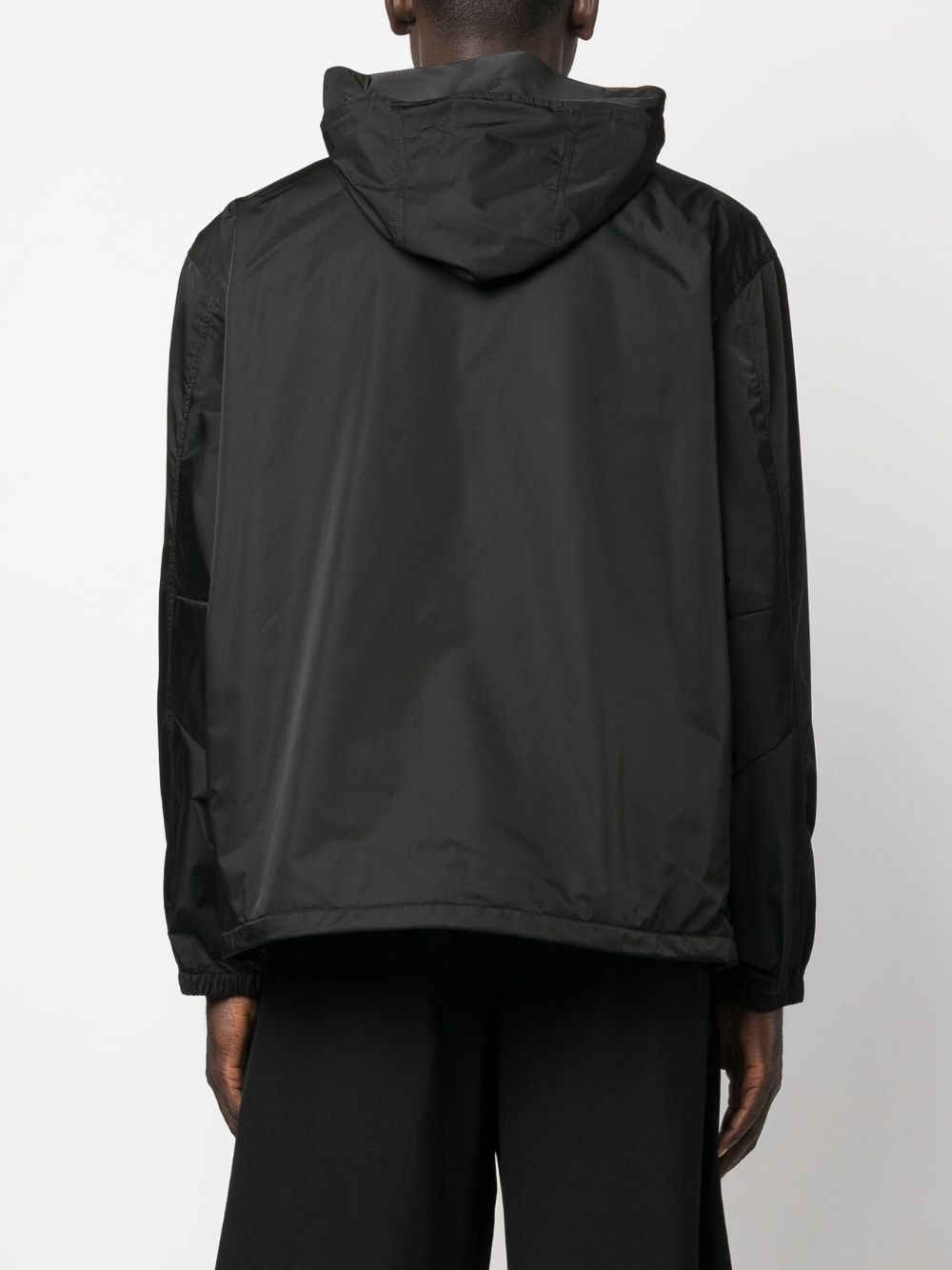 Givenchy Logo-Print Hooded Lightweight Jacket - Black image 2