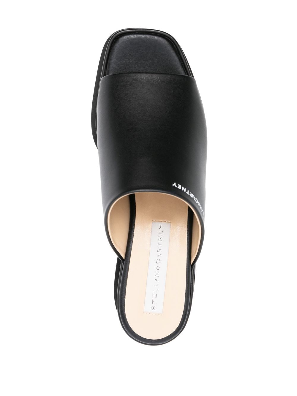 Stella McCartney Black Platform Slip-On Sandals image 1