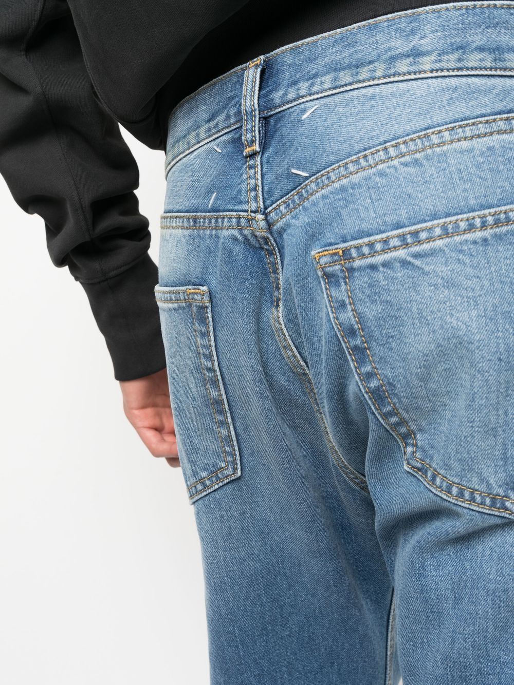 Maison Margiela Straight-Leg Jeans in Blue image 3