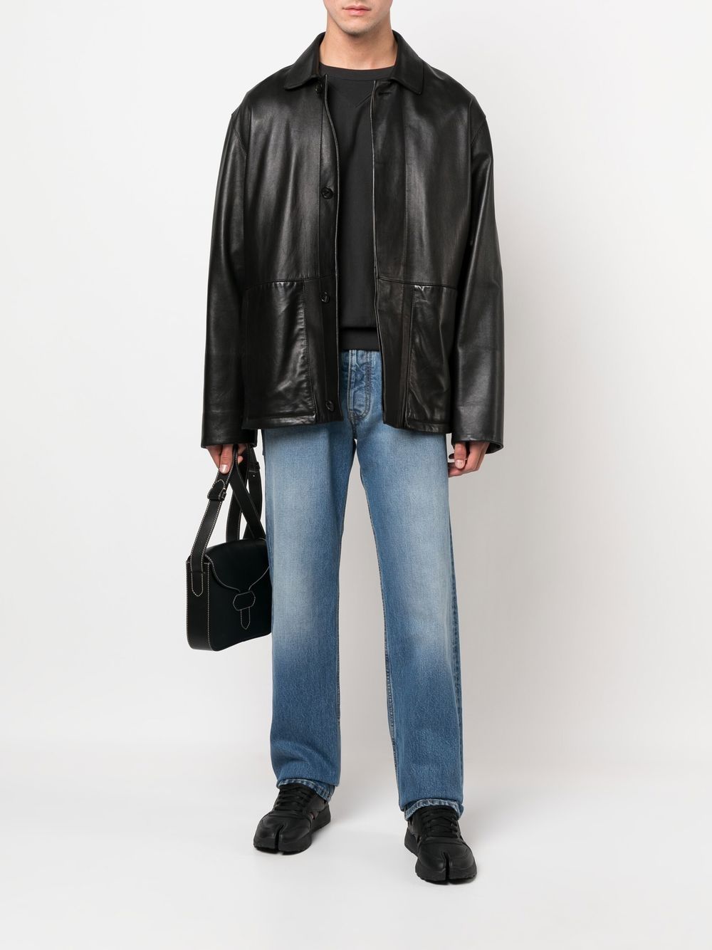 Maison Margiela Straight-Leg Jeans in Blue image 6