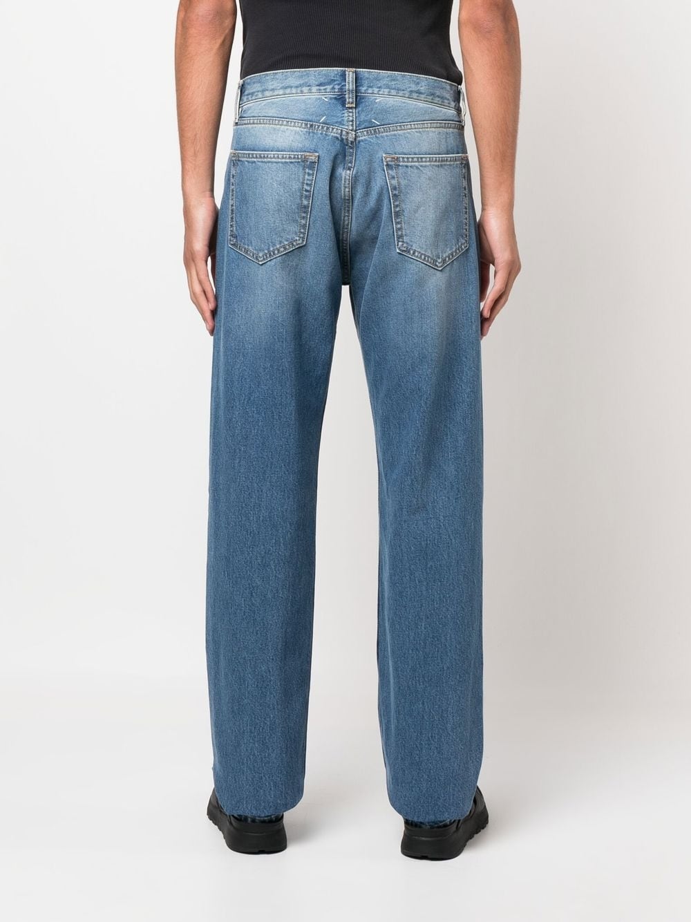 Maison Margiela Straight-Leg Jeans in Blue image 7