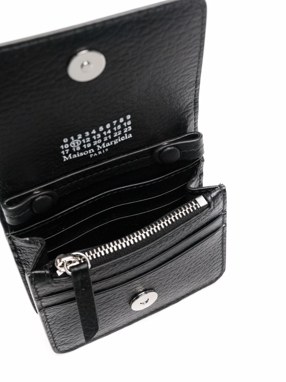 Maison Margiela Black Four Stitch Chain Wallet image 1