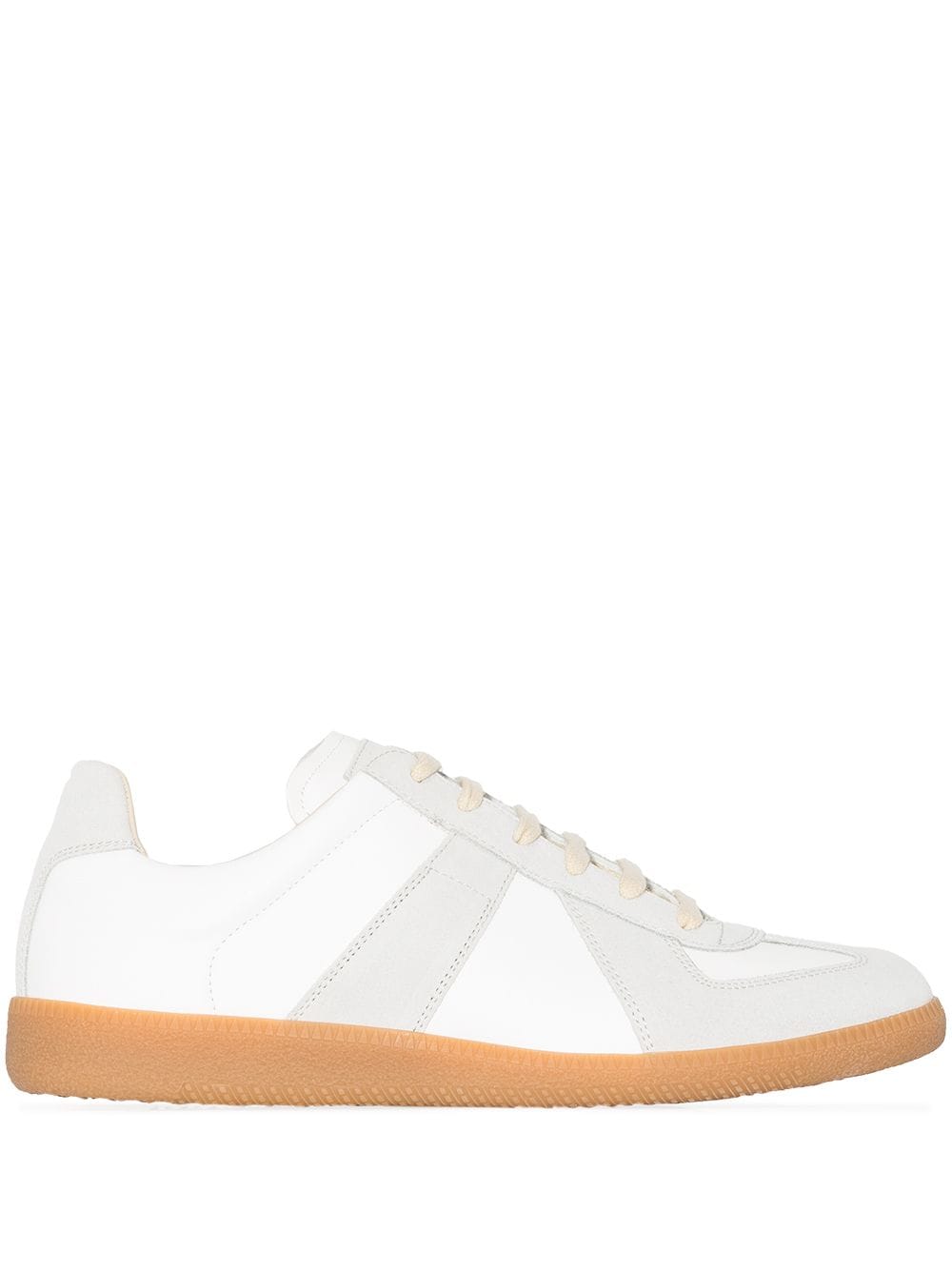 Maison Margiela Replica Low-Top White Leather Sneakers image 0