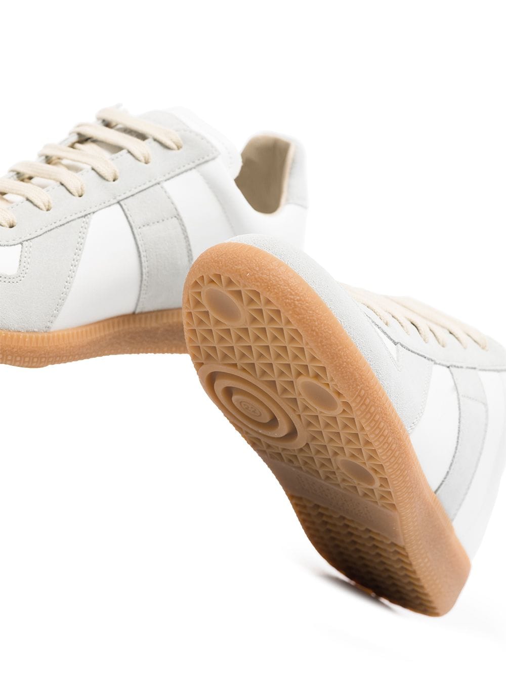 Maison Margiela Replica Low-Top White Leather Sneakers image 2