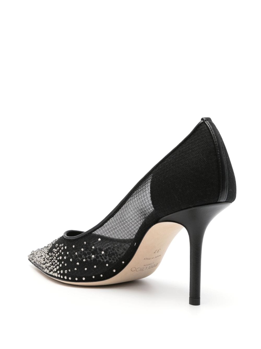 Jimmy Choo Black Pointed Toe Stiletto Heel Slip-On image 1