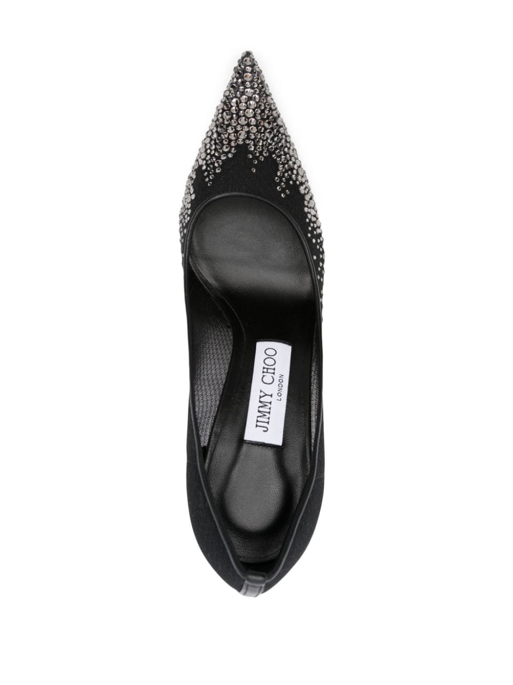 Jimmy Choo Black Pointed Toe Stiletto Heel Slip-On image 3