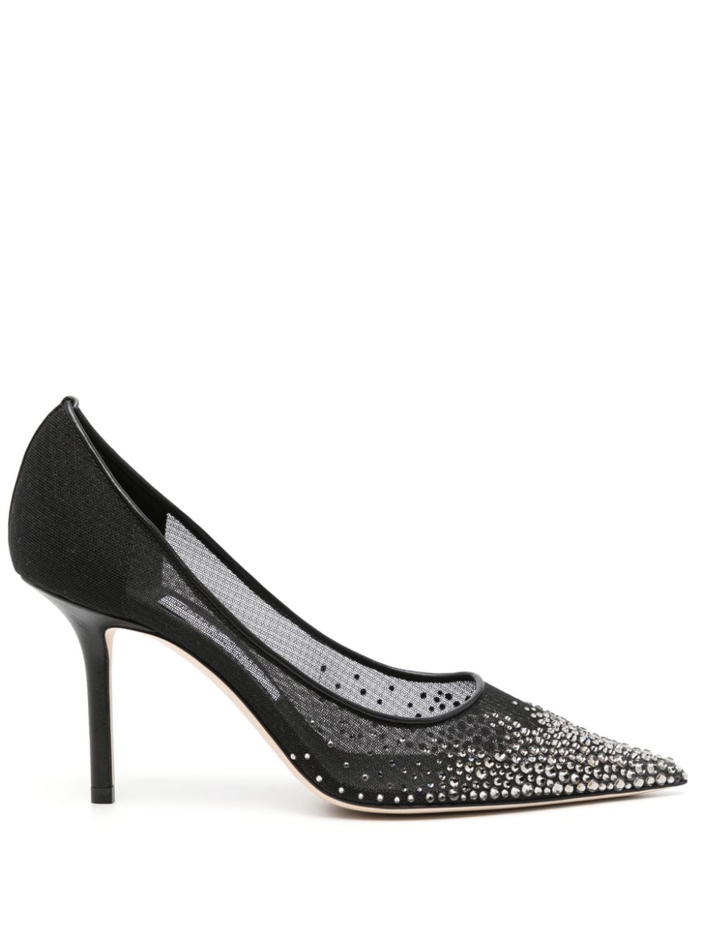 Jimmy Choo Black Pointed Toe Stiletto Heel Slip-On image 0