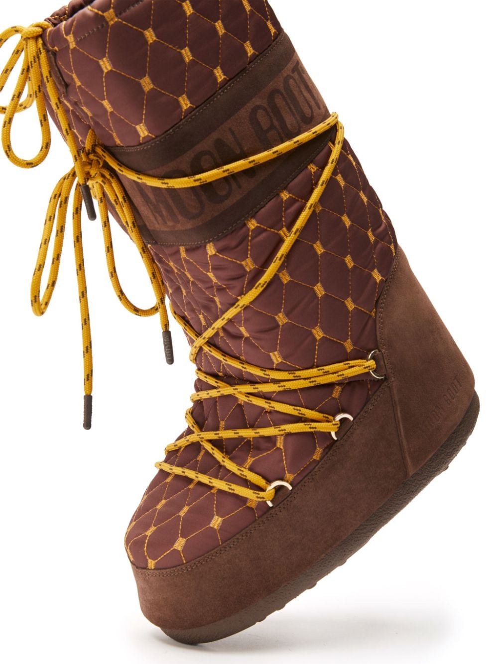 MOON BOOT RESORT Boots Leather Brown image 3