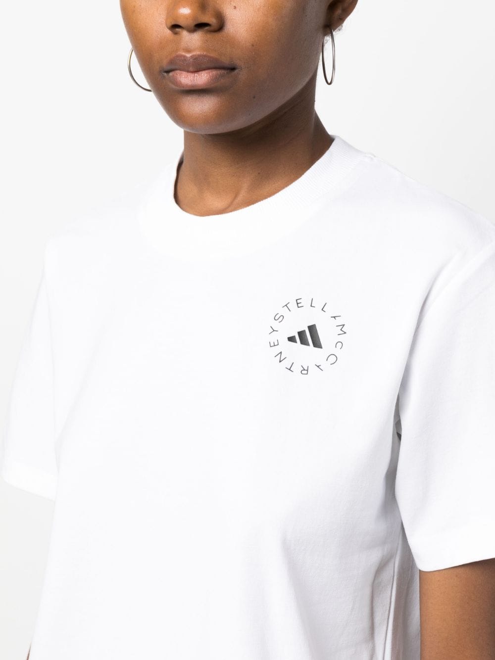 Adidas by Stella McCartney Logo-Print T-Shirt - White image 3