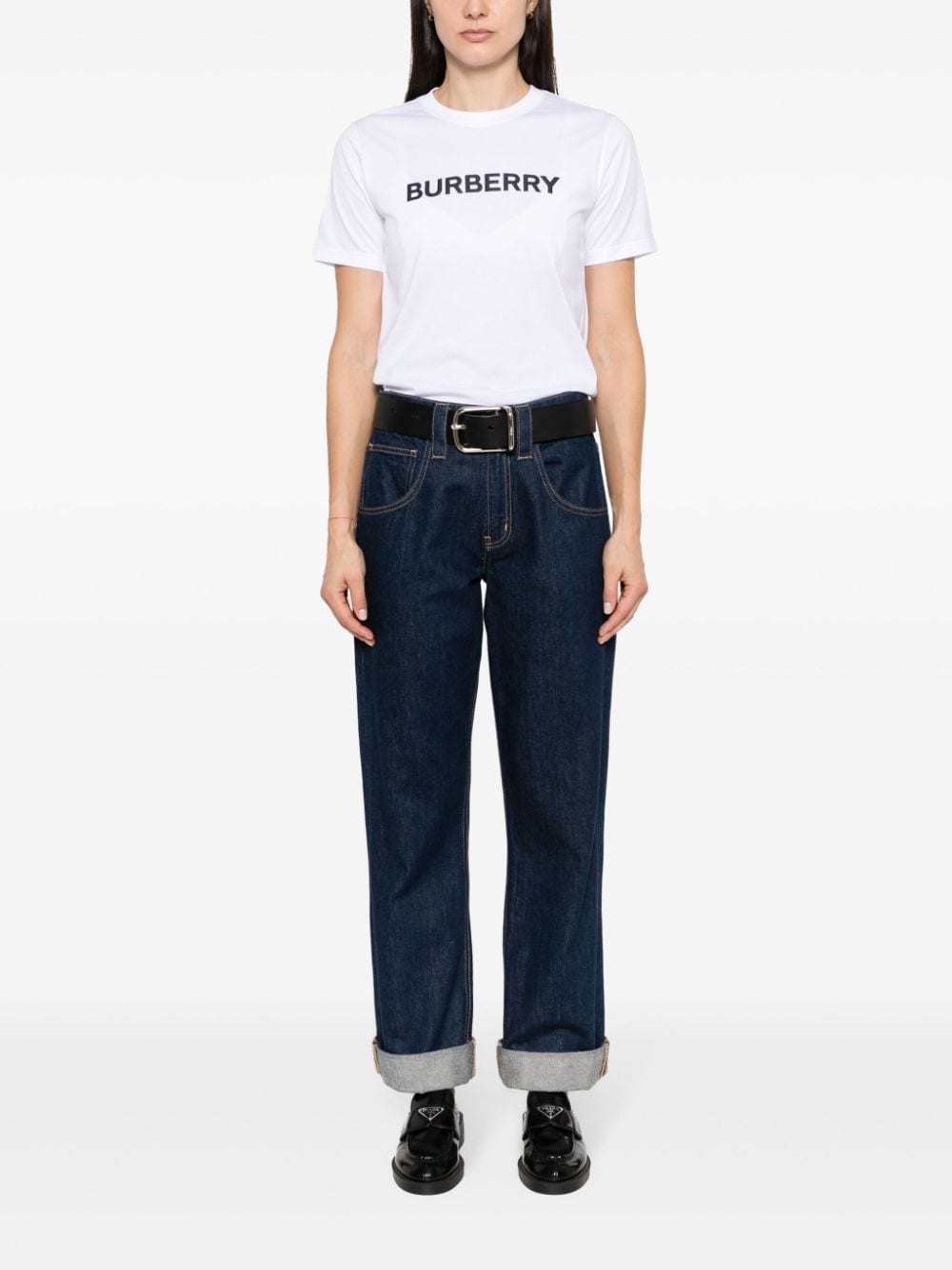 Burberry T-shirts and Polos White image 4