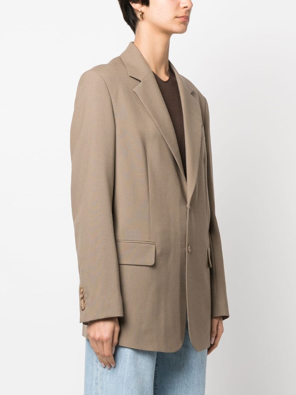 Filippa K Davina Oversize Recycled Wool Blazer - Beige image 1