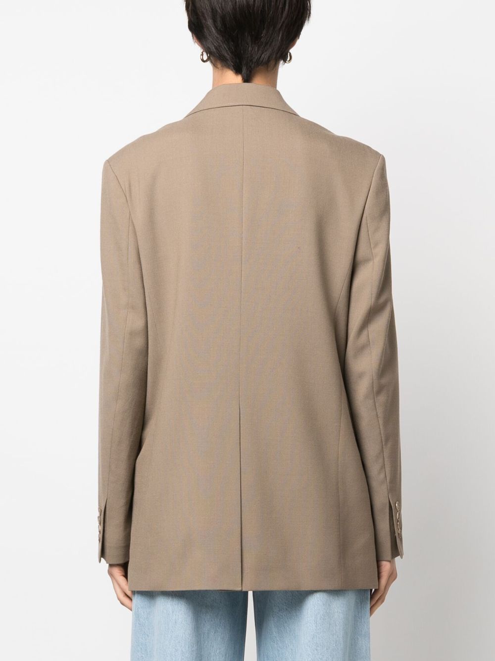 Filippa K Davina Oversize Recycled Wool Blazer - Beige image 2