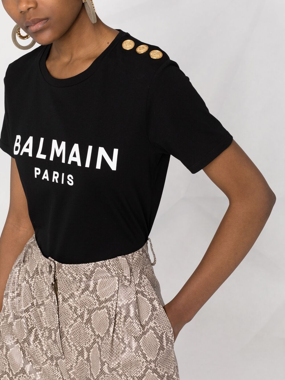 Balmain T-shirts and Polos Black image 2