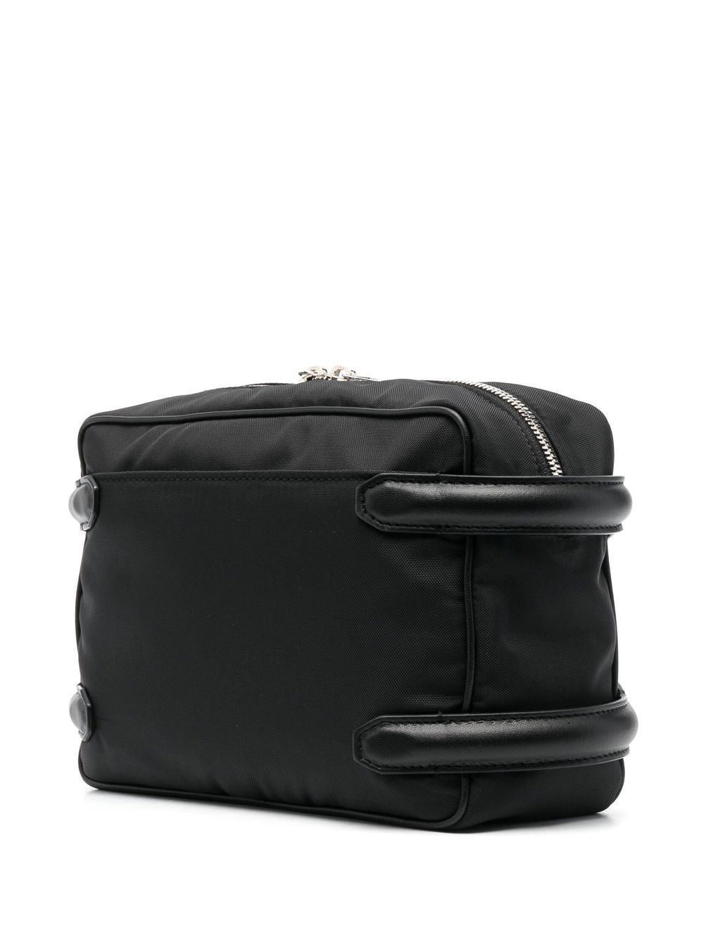 Alexander McQueen Black Leather Harness Camera Bag image 1