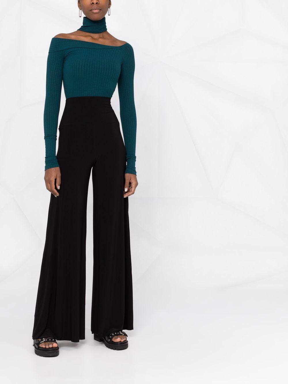 Norma Kamali Trousers Black image 2